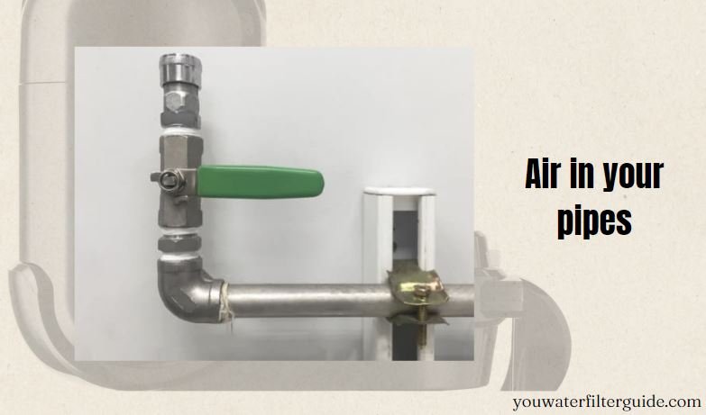 Air in your pipes PUR Water Filter Light Not Working